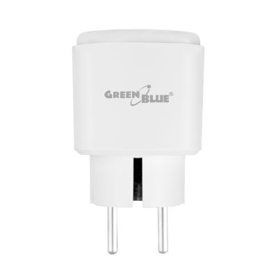13. GREENBLUE WLAN-Steckdose mit Fernbedienung, kompatibel mit Android/iOS/Alexa/Google Home, Timer, Wattmeter, max. 16 A/3840 W GB735 W