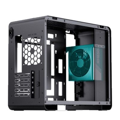 9. Jonsbo U4 Mini Mesh Micro-ATX Gehäuse - Schwarz