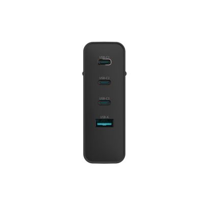 4. NATEC RIBERA GAN Wandladegerät 3x USB-C 1x USB-A 100W Schwarz