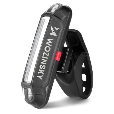 3. Wozinsky WSBLB2 USB-C Fahrradlicht-Set vorne (400 lm) und hinten, Schwarz