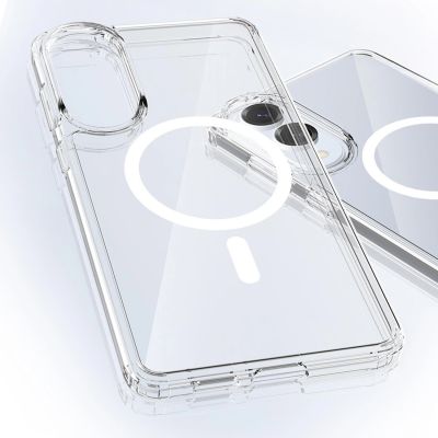 4. 3mk Armor MagCase für Samsung Galaxy S25 Edge – Transparent