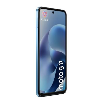 31. Motorola Moto G17, 17,1 cm (6,72 Zoll), Dual-SIM, Android 15, USB Typ-C, 4 GB RAM, 128 GB interner Speicher, 5200 mAh Akku, Blau