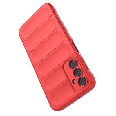 19. Magic Shield Case für Samsung Galaxy A24 4G flexible Panzerhülle rot
