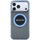 3. Mercedes AMG IML Transparent Bicolor Block MagSafe Hülle für iPhone 18 Pro Max / 17 Pro Max – Schwarz und Blau