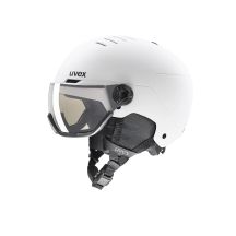 Skihelm UVEX Wanted Visor pro V, weiß matt