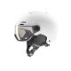 Skihelm UVEX Wanted Visor pro V, weiß matt