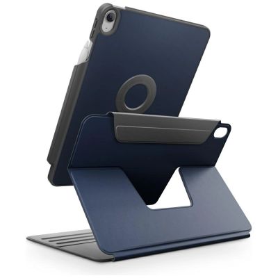 Uniq Rovus Snapmount Magnetic 360 Rotating Detachable Case für iPad 11" 2025 / iPad 10.9" 2022 (10. Generation) - Marineblau