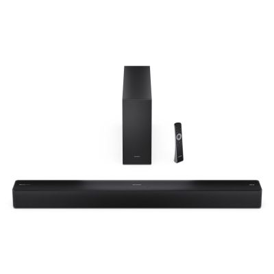 3. Sharp 2.1 Dolby Atmos/DTS Virtual:X Soundbar mit schlankem kabellosem Subwoofer | HT-SBW310 Lautsprecher | 330 W | Bluetooth-Konnektivität | Kabellose Verbindung