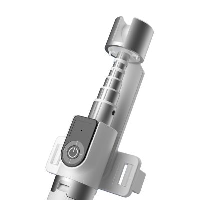 2. Selfie-Stick / Teleskopstange mit Stativ Dudao F18W - weiß