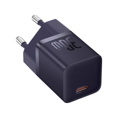 Baseus GaN5 30W USB-C EU-Wandladegerät – Lila