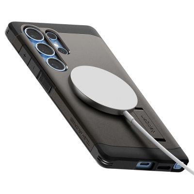 9. Spigen Tough Armor MagSafe Hülle für Samsung Galaxy S25 Ultra – grau