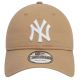2. New Era 9TWENTY League Essentials New York Yankees Cap 60471468 Beige OSFA