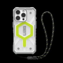 UAG Pathfinder Clear Magsafe Bundle Hülle mit Trageband für iPhone 16 Pro – Grün