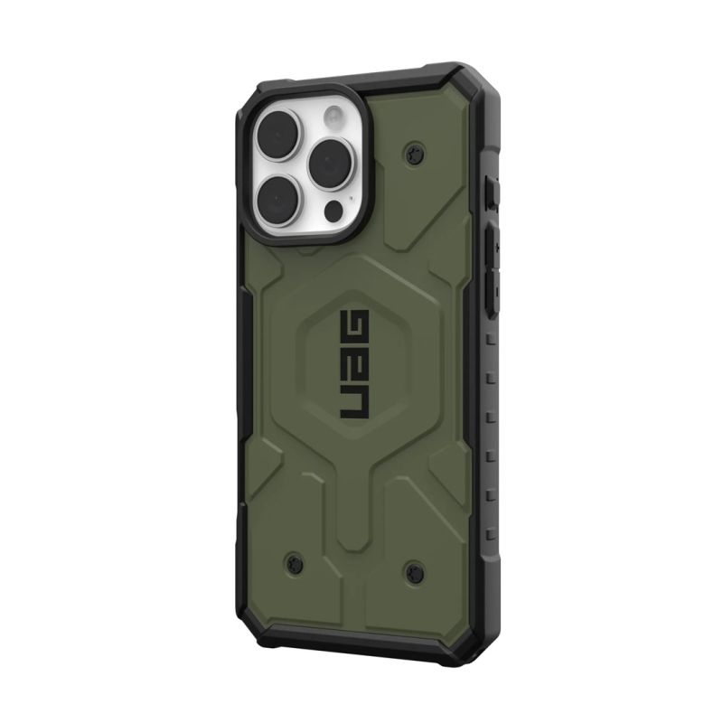 3. UAG Pathfinder Magsafe - Schutzhülle für iPhone 16 Pro Max, kompatibel mit MagSafe (oliv)