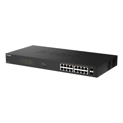 3. D-Link DGS-1018P Unmanaged Gigabit Ethernet (10/100/1000) PoE-Unterstützung Schwarz