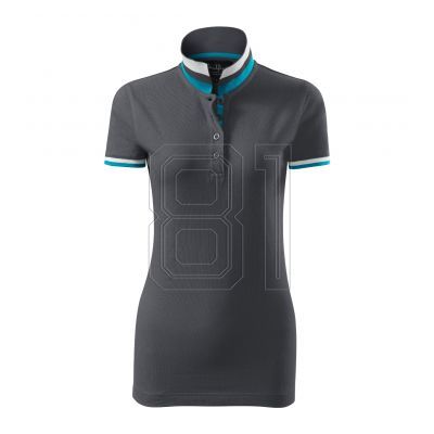 3. Malfini Collar Up W MLI-25783 hellanthrazit Poloshirt