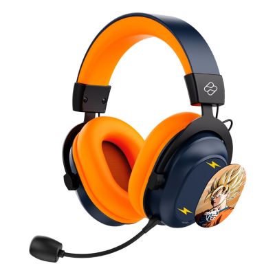 Blade DB2001 Kopfhörer/Headset, kabelgebunden & kabellos, Gaming-Kopfbügel, USB Typ-C, Bluetooth, Schwarz, Grau, Orange