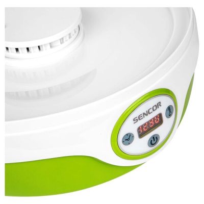 5. Sencor SFD 851GR Dörrgerät, hellgrün, transparent, 240 W