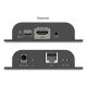 3. HDMI 4K/60Hz-Empfänger, Cat.6-Extender über IP 120 m/200 m
