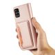 14. Magnetkartenhülle Hülle für Samsung Galaxy A12 5G Tasche Geldbörse Kartenhalter Pink