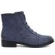 2. Damen-Stiefeletten, blau, flach, Modell M.Daszyński SA62-126