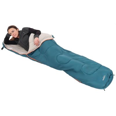 Mumien-Schlafsack XXL 230x80/50CM BLAU REDCLIFFS