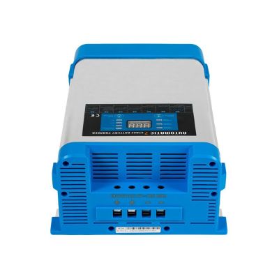 3. 12-V-Netzladegerät für BC-40 PRO 40A-Akkus (230 V/12 V) mit LCD-Anzeige und 7 Ladestufen