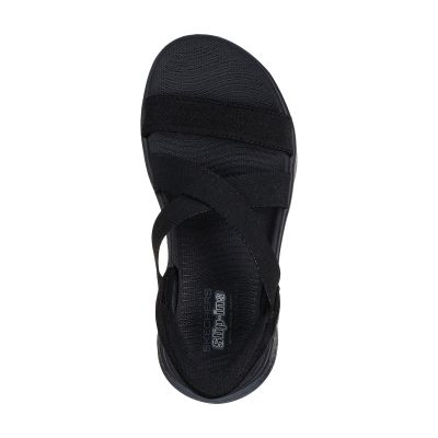 4. Skechers Damen GO WALK FLEX SANDALE GLIMMER UP 141489 BBK