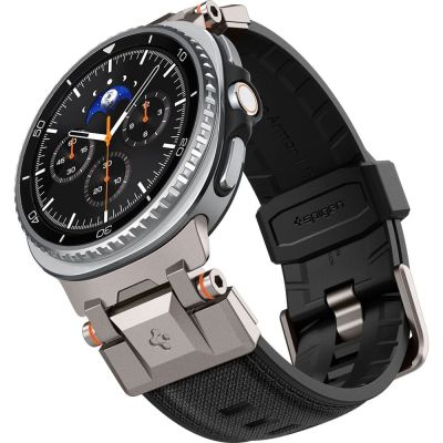 2. Spigen DuraPro Armor Armband für Samsung Galaxy Watch 40/44/46 mm – Schwarz
