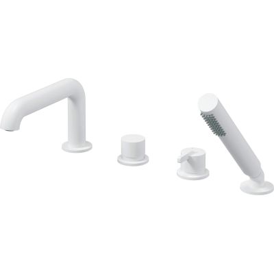 4-Loch-Badewannenarmatur mit Duschset