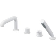 4-Loch-Badewannenarmatur mit Duschset
