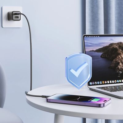 9. Joyroom Surpass Series A11 Lightning / USB-C 20W 1,2 m Kabel - schwarz