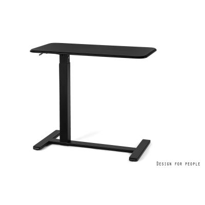 3. Schreibtisch/Tisch mit verstellbarer Höhe, Laptoptisch, schwarz