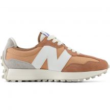 New Balance 327 Sneaker, orange Wildleder, Damen/Herren Sportschuhe (U327CI)