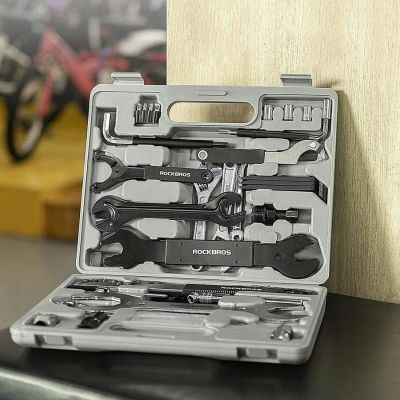 7. Rockbros 43210810001 Fahrradreparaturset – Grau