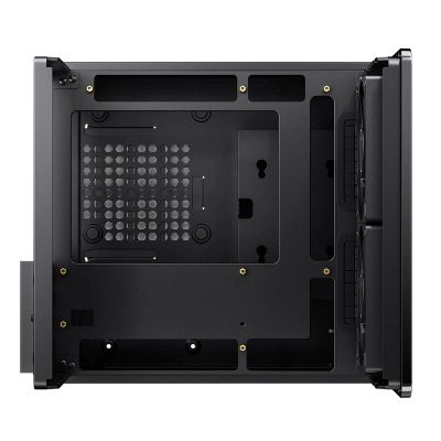 9. Jonsbo V12 PC-Gehäuse, Mini-Tower, Micro-ATX – schwarz