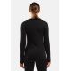 2. ODLO Merino 160 BL Top Crew Neck Damen T-Shirt L/S Gr. M Schwarz