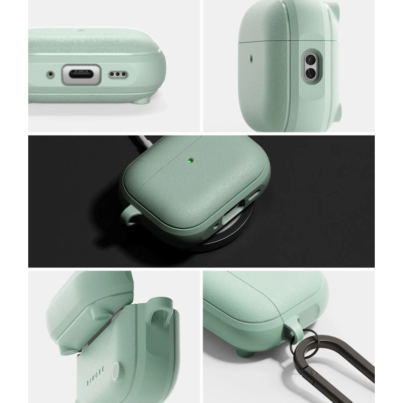 3. Ringke Onyx Magnetische MagSafe-Hülle für AirPods Pro 3 – Grün
