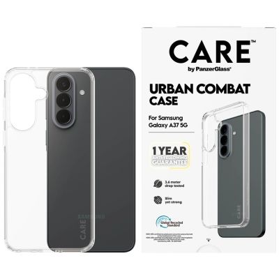 2. CARE by PanzerGlass Flagship Urban Combat Schutzhülle für Samsung Galaxy A37 – Transparent