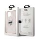 8. Karl Lagerfeld IML Choupette Head & Monogram Hülle für iPhone 14 / 15 / 13 – Rosa