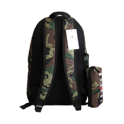 4. Air Jordan Schulrucksack mit Federmäppchen und Camo-Motiv + Federmäppchen - 9B0503-650