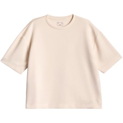 2. Damen-T-Shirt 4F F3489 cremefarben 4FWAW26TTSHF3489 12S