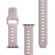 13. 3mk Silikon- Watch für Apple Watch 42 / 44 / 45 / 49 mm – Beige