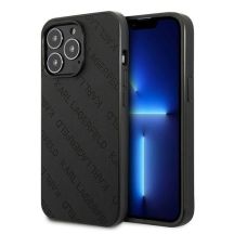 Karl Lagerfeld Perforated Allover Case für iPhone 13 Pro / 13 6.1" - Schwarz