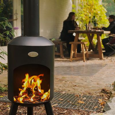 15. Bonfeu Bonbini Gartenkamin schwarz 2901