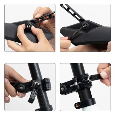 14. Wozinsky WZB-01 Universal-Kotflügelset – Schwarz