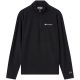 2. Champion Herren-Fleece-Sweatshirt mit halbem Reißverschluss, Schwarz, 220446 KK001