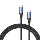 3. USB-C-zu-USB-C-Kabel Vention USB 4.0 5A 40Gbit/s, geflochten, 1 m