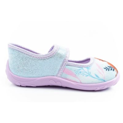 4. Leomil Frozen Kinderschuhe Ballerina Hausschuhe Hausschuhe mit Klettverschluss