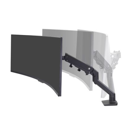 2. Ergotron HX Tischmonitorarm mit HD-Schwenkfunktion, mattschwarz